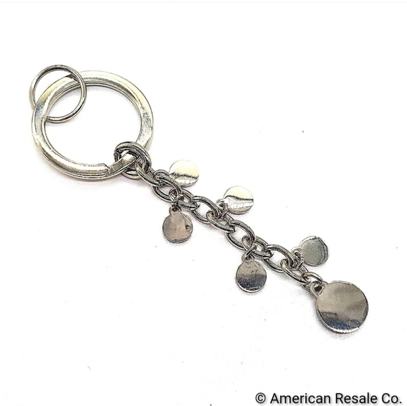 Genuine Mercedes Benz Multi Charm Fob Keychain Fob Purse Charm Silver in Pink - Picture 3 of 4
